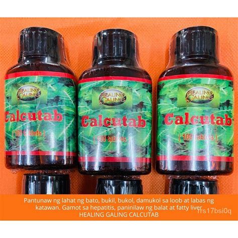 Healing Galing Herbal Calcutab /100 Tablets .